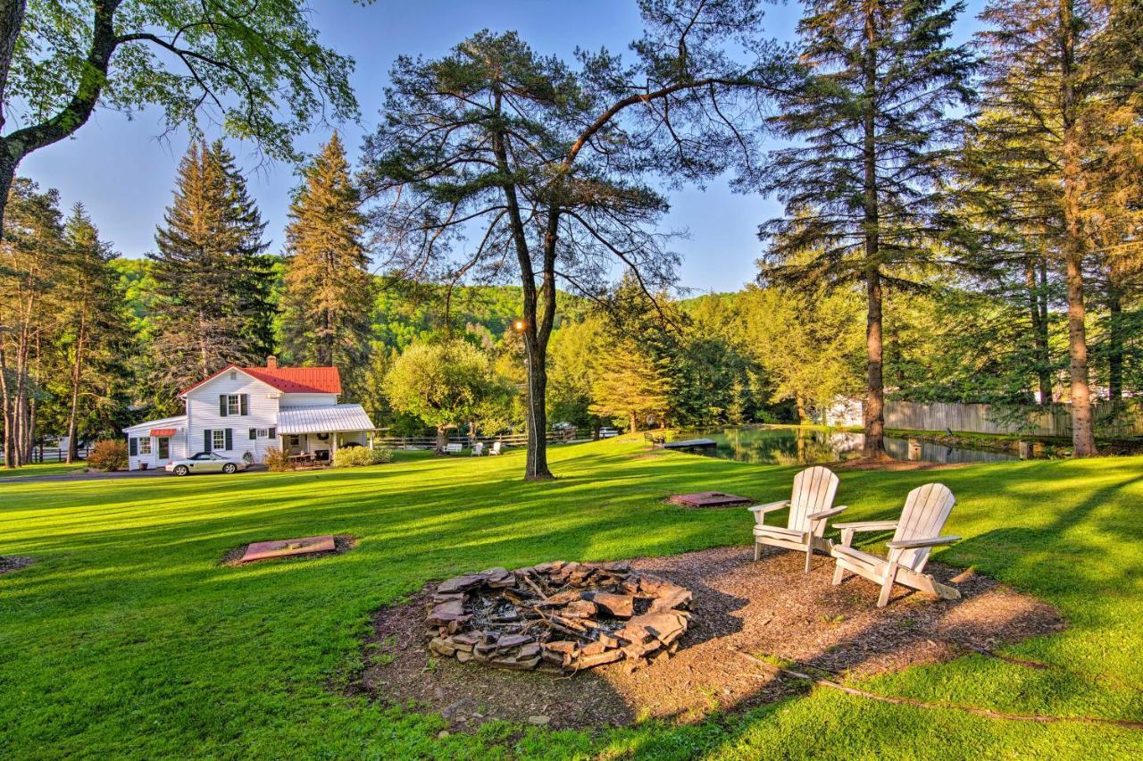 3-Acre Lodge With Snowmobile And Four-Wheeling Trails Coudersport Exterior photo